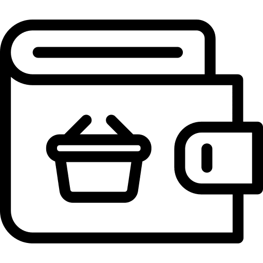 Wallet holder wallet money icon