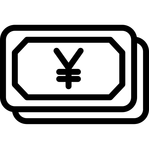 Yen business commerce and shopping yen icon