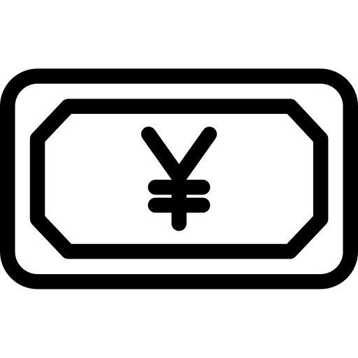 Yen business currency money icon