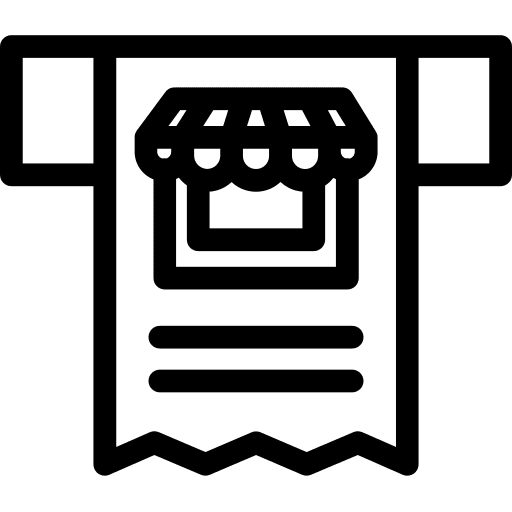 Invoice bill receipt commerce and shopping icon