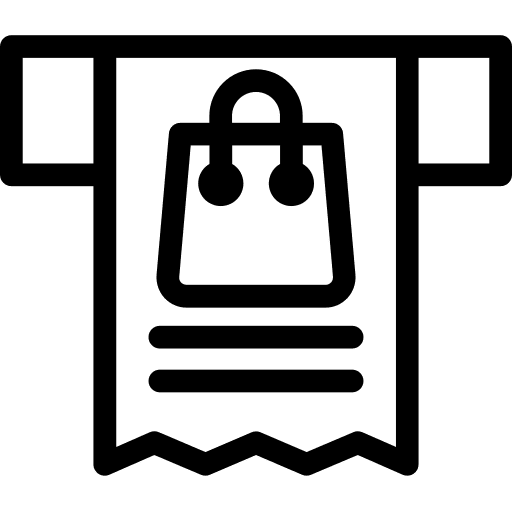 Invoice business receipt commerce and shopping icon