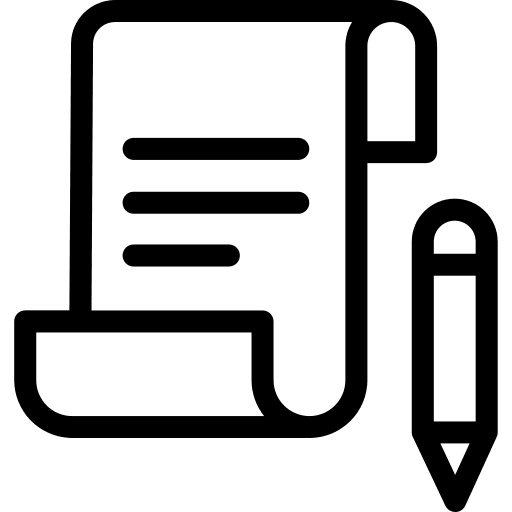 Invoice receipt ticket payment icon