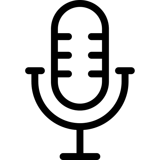 Microphone voice recording technology sound icon