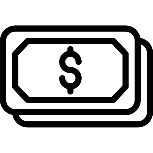 Money cash notes commerce and shopping icon