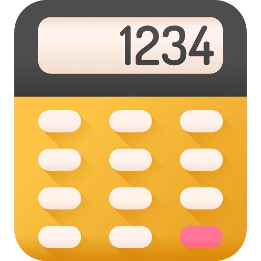Calculator maths technological calculator icon