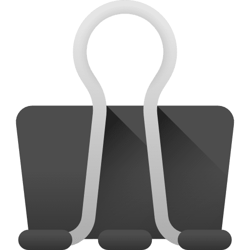 Clip tools and utensils clip paperclip icon