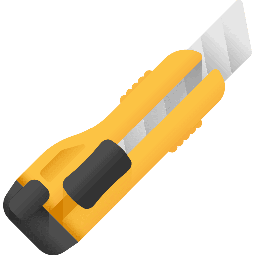 Cutter cutting blade tools and utensils icon