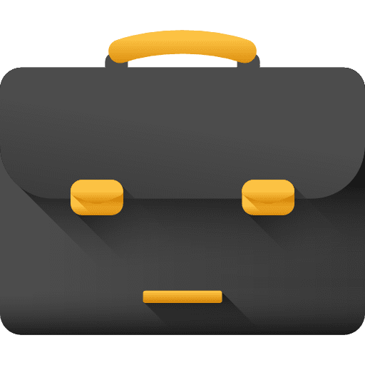 Suitcase business and finance briefcase work experience icon Suitcase business and finance briefcase work experience icon