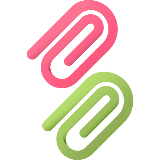 Clip paper clip education school supplies icon Clip paper clip education school supplies icon