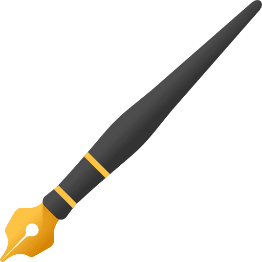 Fountain pen education writing calligraphy icon Fountain pen education writing calligraphy icon