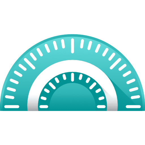 Protractor edit tools protractor school material icon Protractor edit tools protractor school material icon