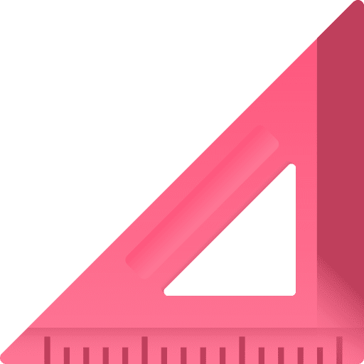 Square rulers square education icon Square rulers square education icon