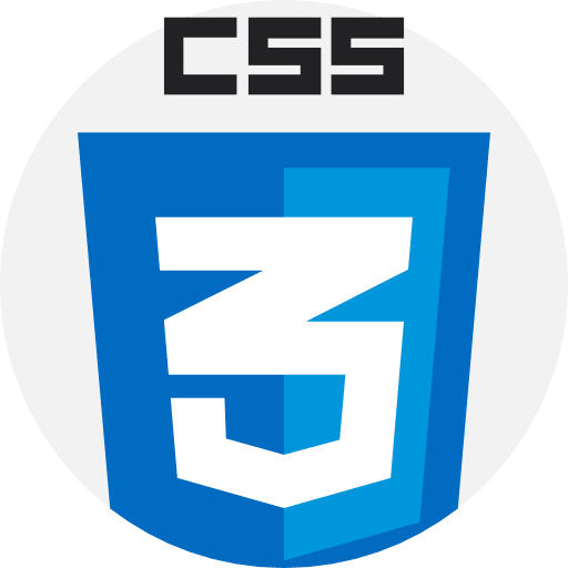 Css brands and logotypes development software icon
