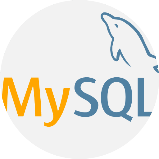 Mysql logos software development icon