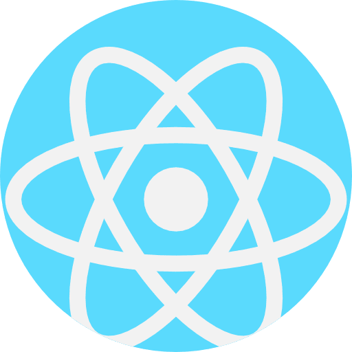 React software development brands and logotypes development icon