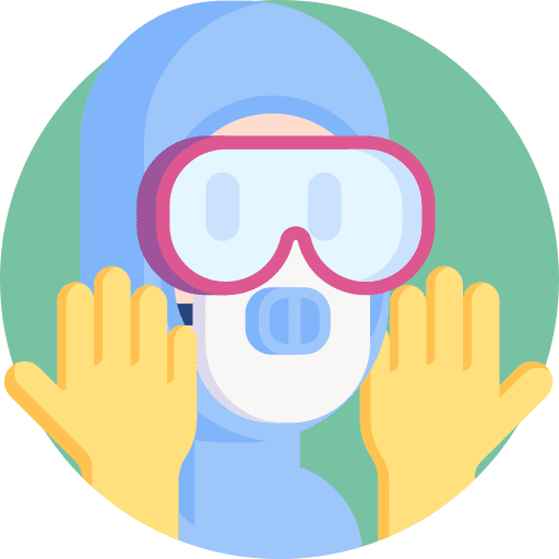 Protection protection healthcare and medical hazard icon