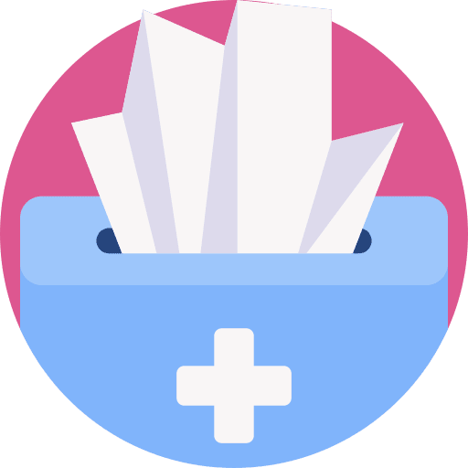 Napkin healthcare and medical tissue paper hygiene icon Napkin healthcare and medical tissue paper hygiene icon