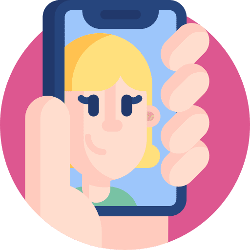 Videocall smartphone internet cellphone icon Videocall smartphone internet cellphone icon