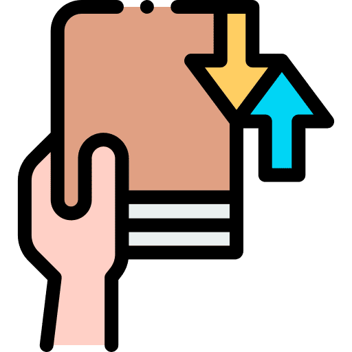 Exchange arrows library literature icon