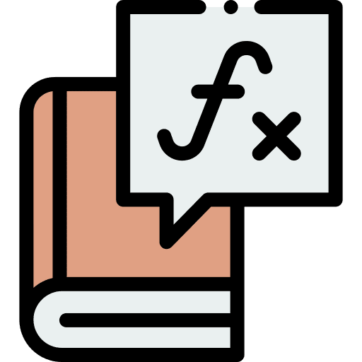 Maths library university algebra icon Maths library university algebra icon