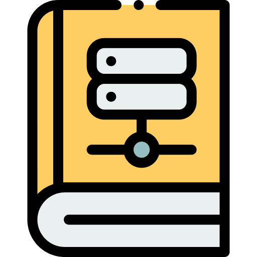 Database database study library icon Database database study library icon