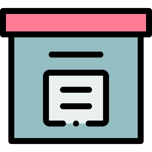 Archive catalogue archive cardboard icon Archive catalogue archive cardboard icon