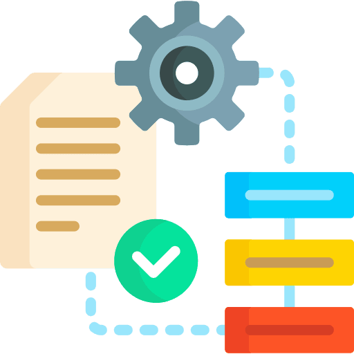 Process gear check configuration icon