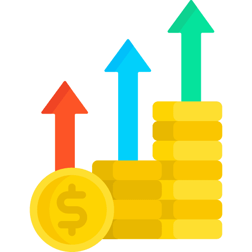 Profit profit stack dollar icon Profit profit stack dollar icon