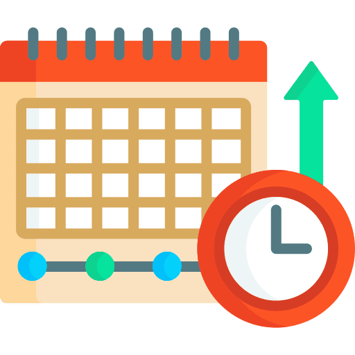 Time management schedule increase time management icon Time management schedule increase time management icon