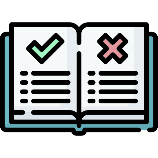 Rules rules book game icon