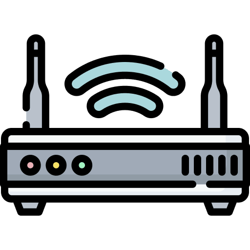 Wireless router wireless internet communications modem icon Wireless router wireless internet communications modem icon