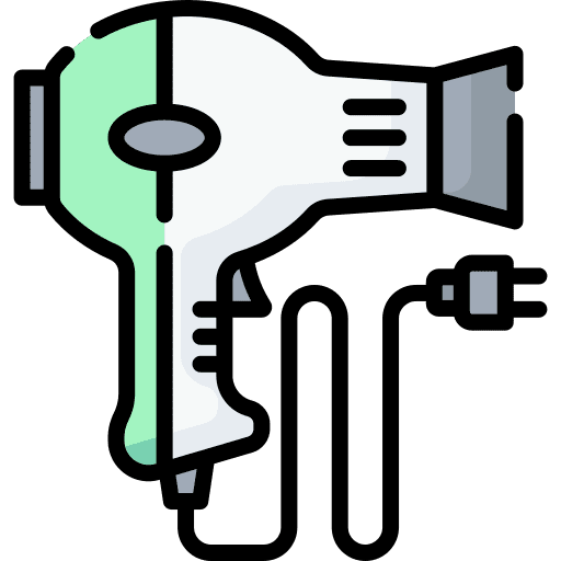 Hair dryer salon femenine hair dryer icon Hair dryer salon femenine hair dryer icon