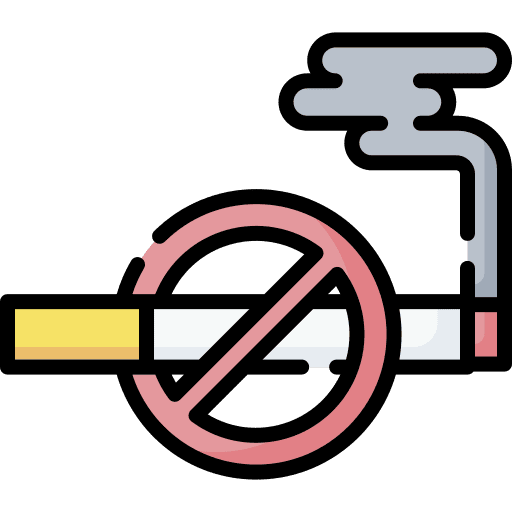 No smoking sign prohibition holidays icon No smoking sign prohibition holidays icon