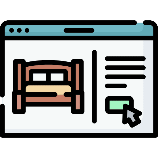 Room holidays book computer icon Room holidays book computer icon