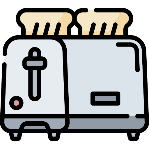 Toaster breakfast bakery toast icon Toaster breakfast bakery toast icon