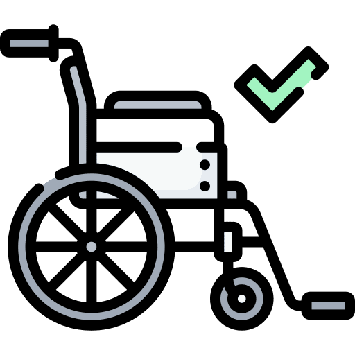Wheelchair healthcare and medical medical disability icon Wheelchair healthcare and medical medical disability icon