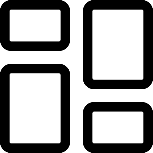 Dashboard rectangles interface ui icon