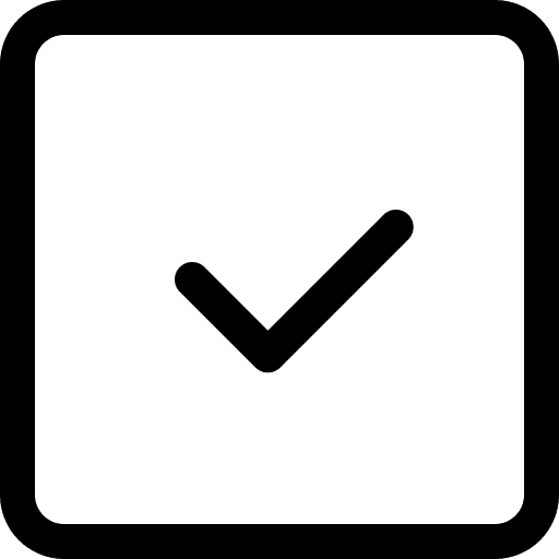 Check shapes and symbols verification ui icon
