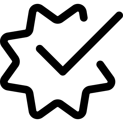Checkmark checked right correct icon