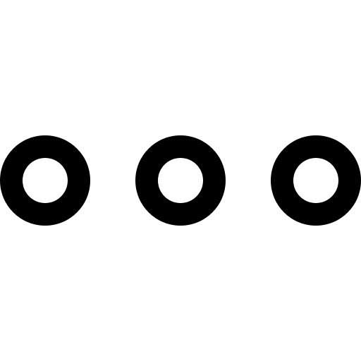 Ellipsis mark more view more icon