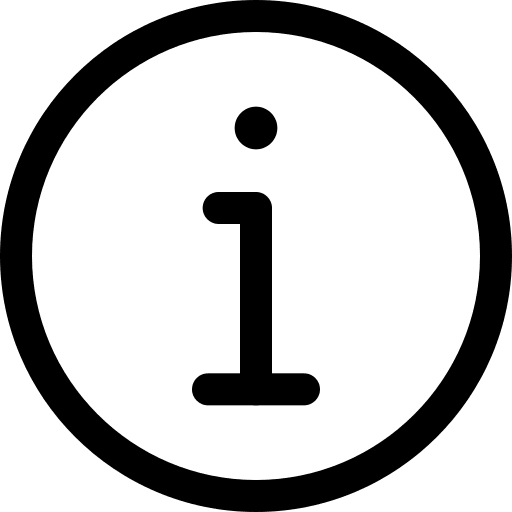 Info ui circle about icon