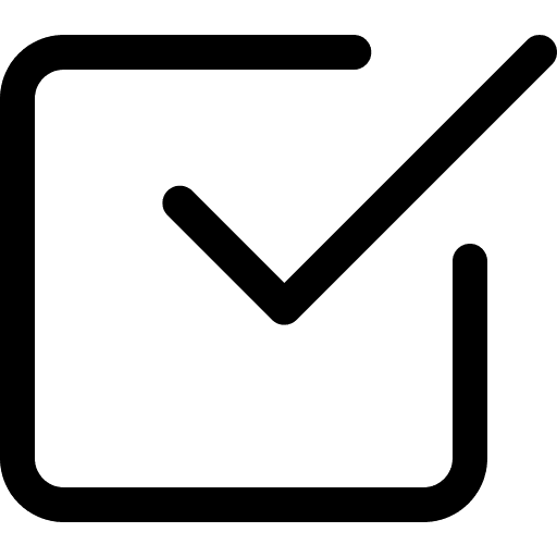 Checkmark square checkmark correct icon