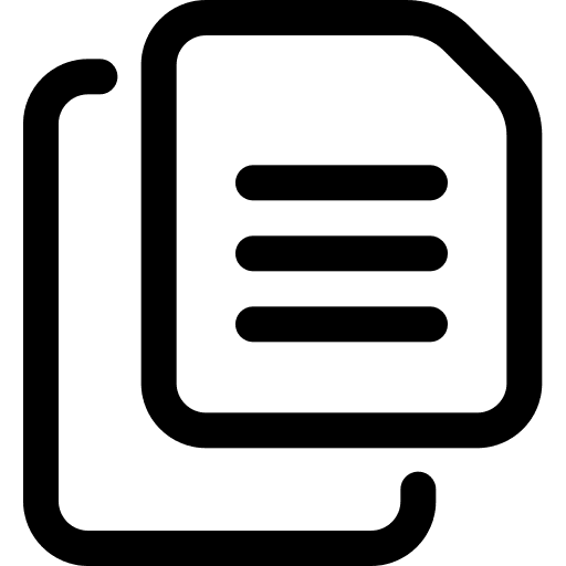 Copy text copy archive icon
