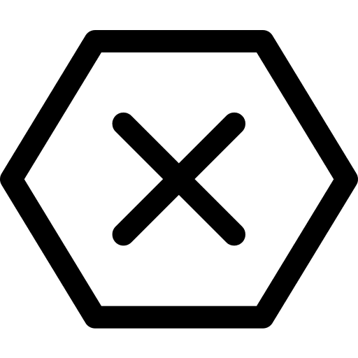 Delete shapes and symbols stop remove icon