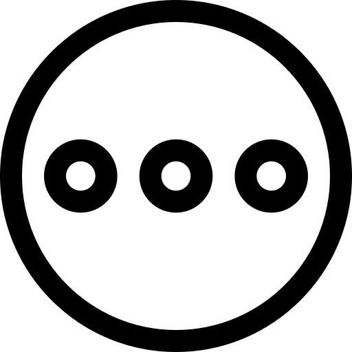 Ellipsis view more three dots etc icon