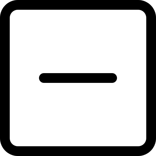 Minus less substract minus icon