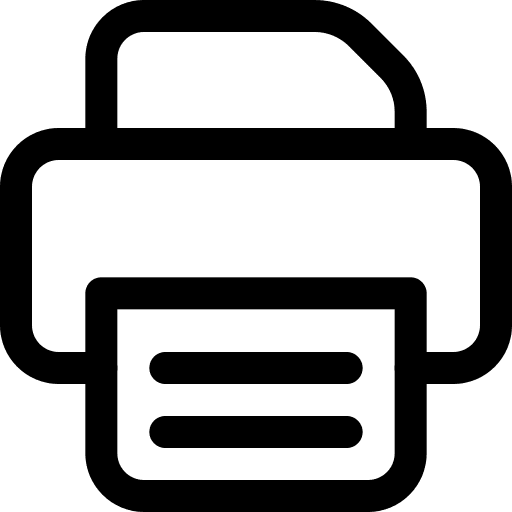 Printer printing ink printer icon