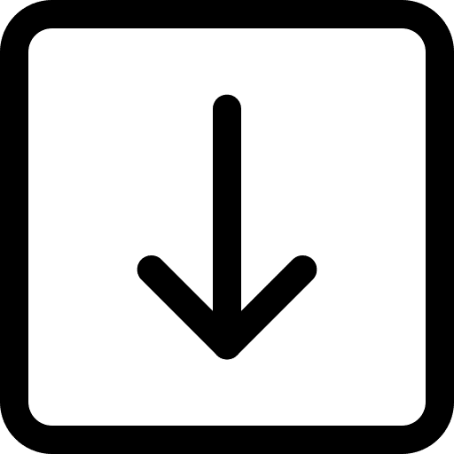 Arrow down interface download low icon