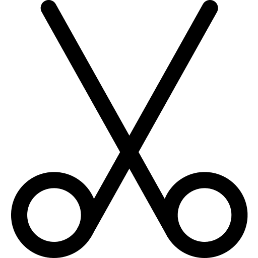 Cut cut cutting scissors icon