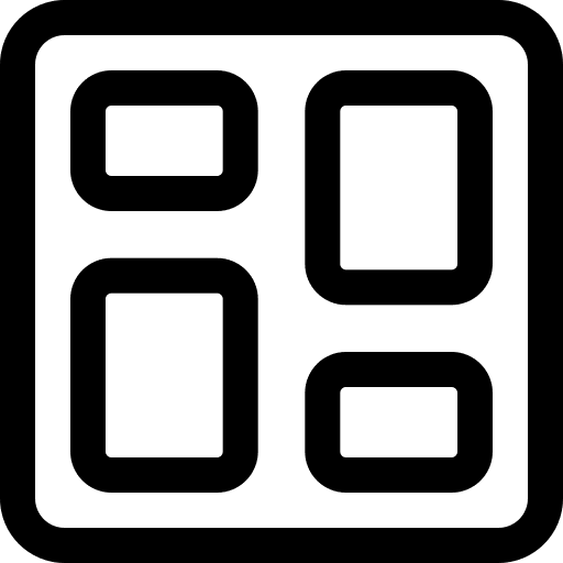 Dashboard dashboard interface rectangles interface icon